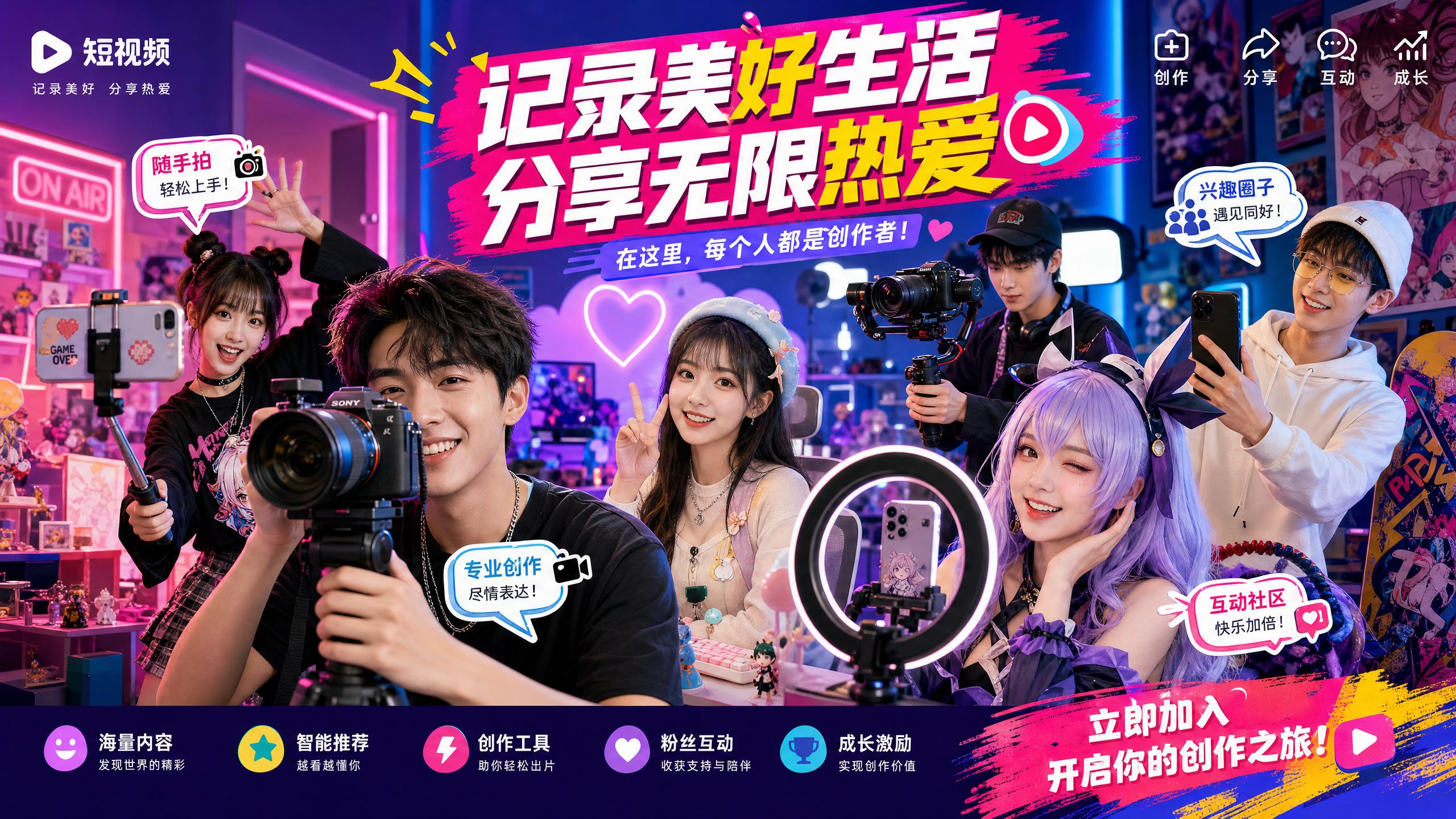 网红主播-社区创作者月度精选传媒合集